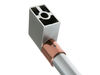 12727217-2-S-GE-WR12X31687-SS DOOR HANDLE W/ CAFE BAND