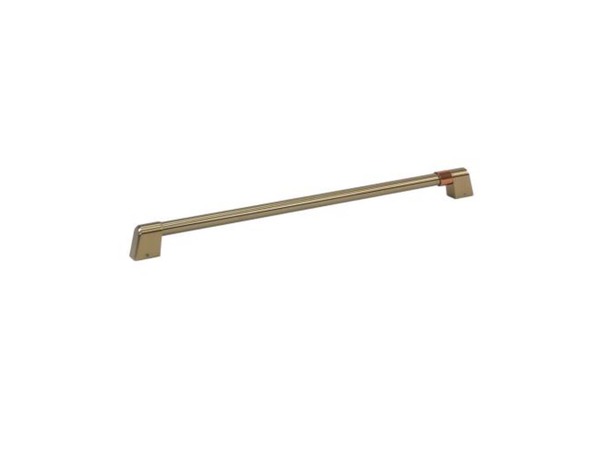12727220-1-M-GE-WR12X32006-BRUSHED BRONZE DOOR HANDLE W/ CAFE BAND
