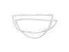 12727247-2-S-GE-WR14X30451-Freezer Door Gasket (White)