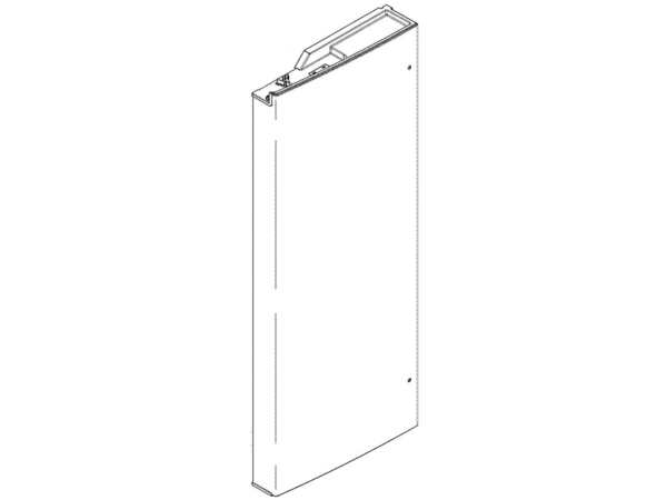 12727531-1-M-GE-WR78X31506-CAFE BLACK SLATE DOOR FOAM FF LEFT