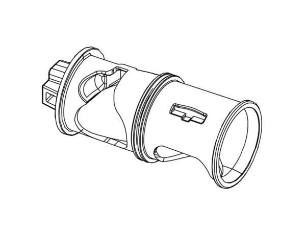 12740671-1-M-Samsung-DD62-00161A-VALVE DISTRIBUTER;DW9900M,POM,NATURAL