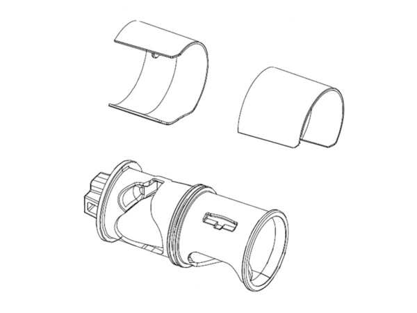 12740745-1-M-Samsung-DD97-00516B-Water Guide Distribution Assembly