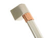 12741341-3-S-GE-WR12X31660-BRUSHED SS FREEZER HANDLE W/CAFE BAND