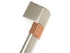 12742742-3-S-GE-WB15X33698-BRUSHED SS MICROWAVE HANDLE W/CAFE BAND
