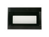 12742983-2-S-GE-WB56X34804-BLACK STAINLESS DOOR WITH FLAT GE LOGO
