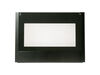 12743039-3-S-GE-WB56X35474-BLACK STAINLESS OUTER DOOR W/ LOGO