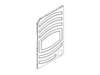 SIDE PANEL SATIN NICKEL RIGHT – Part Number: WE10X29760