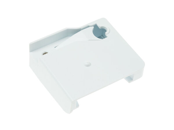 12743891-1-M-GE-WR02X32416-White Freezer Tiltout Bin Bracket (Left Side)