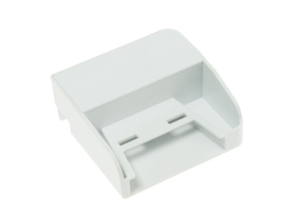 12743892-1-M-GE-WR02X32417-White Freezer Tiltout Bin Bracket (Right Side)