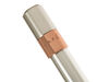 12743931-2-S-GE-WR12X30810-BRSHED STAINLESS STEEL HNDLE W/CAFE BAND