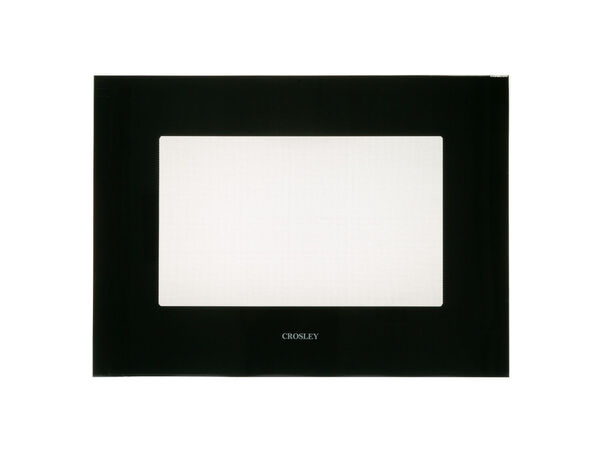 12753777-1-M-GE-WB56X32219-Black Outer Oven Door Glass