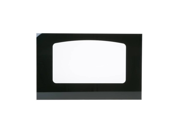 1481664-1-M-GE-WB57K10109        -Exterior Oven Door Glass - Black