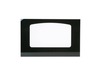 Exterior Oven Door Glass - Black – Part Number: WB57K10109