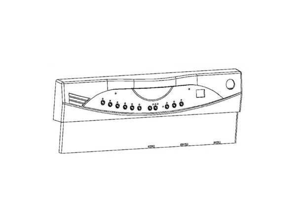 1481983-1-M-GE-WD34X11194        - ESCUTCHEON ASSEMBLY White