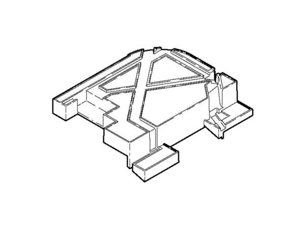 1483416-1-M-GE-WR31X10054        -PLENUM TOP