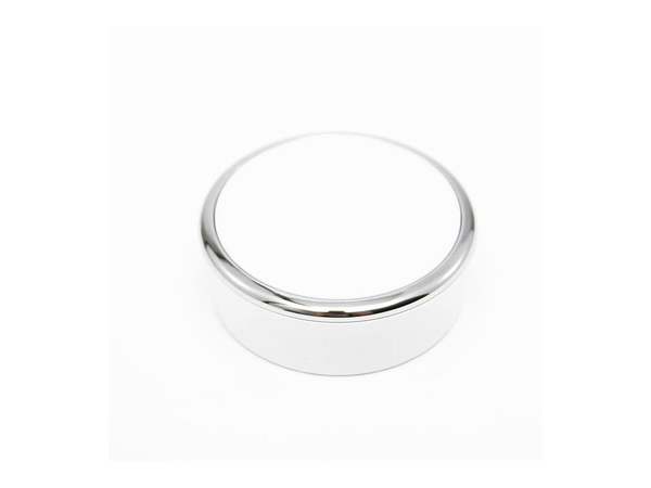 1487941-1-M-Whirlpool-8571937           -Knob - White/Stainless