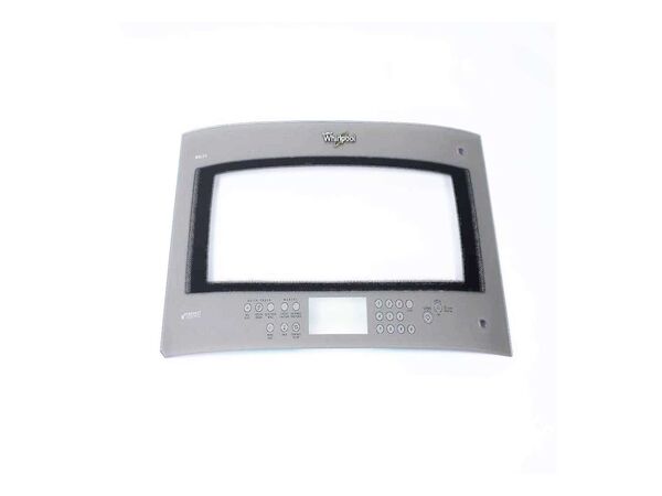 1491440-1-M-Whirlpool-W10115584         -Outer Door Glass & Control Assembly - Universal Silver