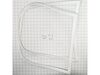 Fresh Food Door Gasket - White – Part Number: 8201809