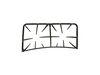 Double Burner Grate - Black - Left Side – Part Number: WB31K10207