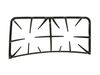 1559739-2-S-GE-WB31K10207-Double Burner Grate - Black - Left Side