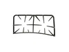 Double Burner Grate - Black - Right Side – Part Number: WB31K10208