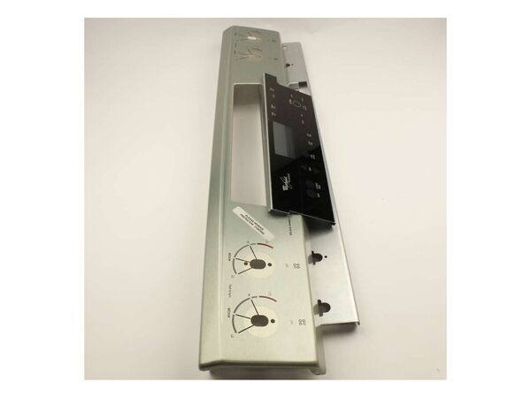 1560292-1-M-Whirlpool-W10122295-Control Panel Kit - Stainless Steel with Black Touch Pad