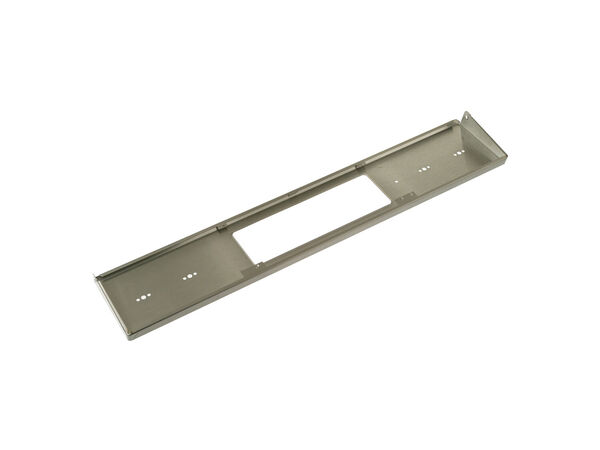 16216945-1-M-GE-WB07X33637-BLACK STAINLESS CONTROL PANEL OVERLAY