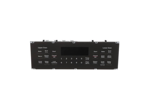 16219550-1-M-GE-WB27X36306-OVEN CONTROL BOARD AND FACEPLATE OVERLAY