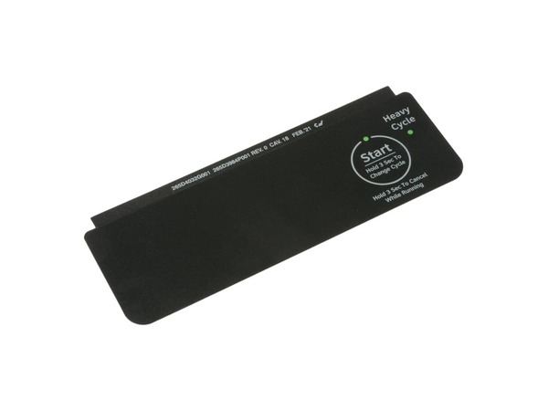 16219751-1-M-GE-WD34X27919-BLACK CONTROL PANEL OVERLAY
