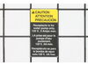 Caution Label – Part Number: 080009002908