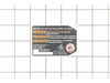 Data Label – Part Number: 089041033901