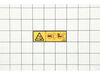Decal-Warning, Blade – Part Number: 130-9670