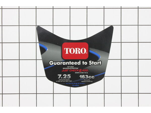 16276122-1-M-Toro-131-4518-Decal-Shroud, Briggs