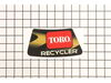 Decal-Recycler – Part Number: 131-4540