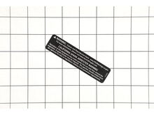 Decal-Arrestor, Spark – Part Number: 133-8062