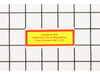 Decal, Compliance – Part Number: 416606