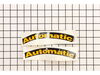 Decal, Fender Auto – Part Number: 532176303
