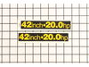 Side Panel Logo Decal – Part Number: 583079401