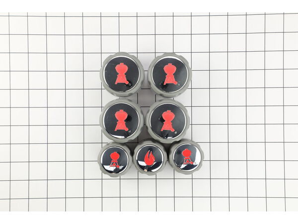 16393819-1-M-Weber-67691-Control Knob Kit, Summit 460/4
