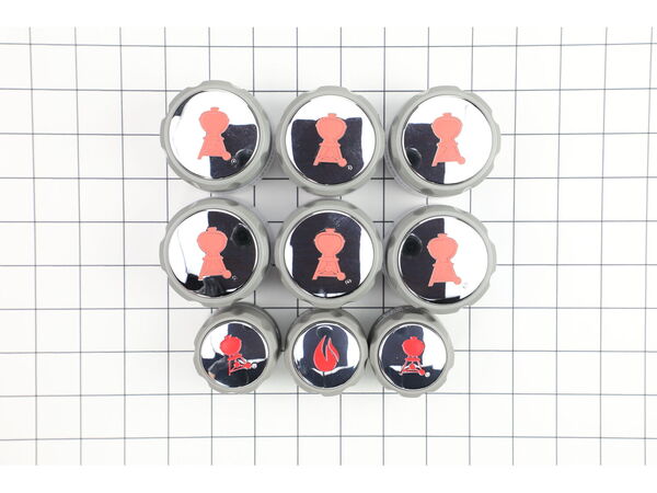 16393820-1-M-Weber-67692-Control Knob Kit, Summit 660/6