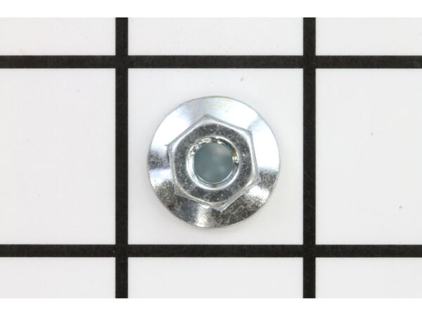 16403755-1-M-Murray-703161-Nut, 1/4-20, Hex Flange Whiz Lock, G5, Zinc/Clear