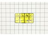 16408943-2-S-Murray-7106109YP-Decal, Danger