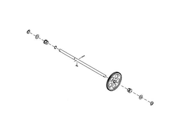 16431618-1-M-Murray-770078-Kit, Axle And Sprocket