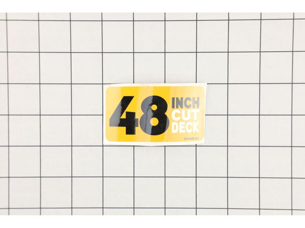 16432925-1-M-Cub Cadet-777D13926-Label-48 Inch Cut