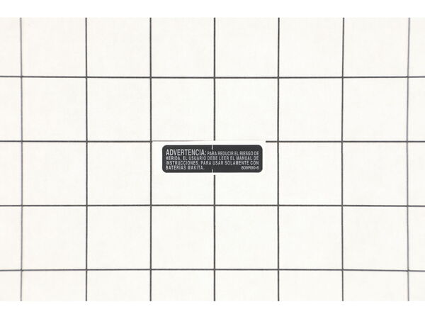 16441624-1-M-Makita-809R90-6-Caution Label