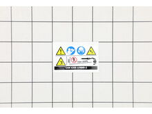Label - Caution – Part Number: X505010760