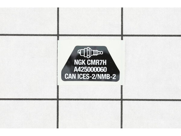 16539651-1-M-Echo-X532004980-Label - Spark Plug - Cmr7h