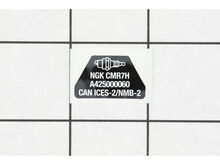 Label - Spark Plug - Cmr7h – Part Number: X532004980