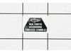 Label - Spark Plug - Cmr7h – Part Number: X532004980