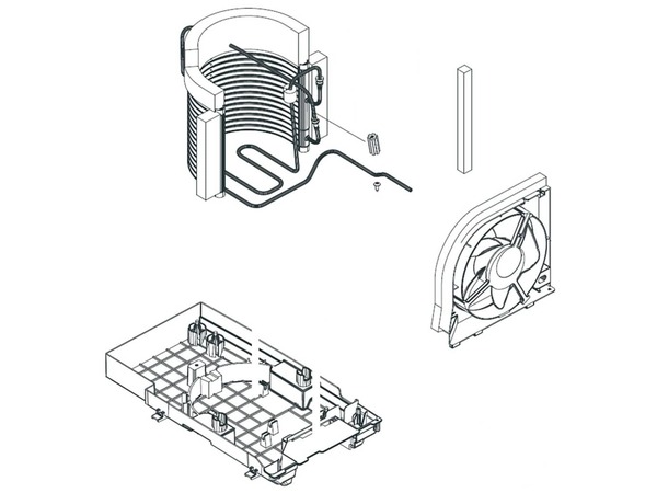 16554160-1-M-Samsung-DA97-20718A-Water Drain Tray Assembly